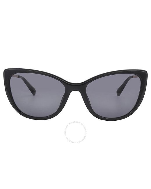 Moschino Black Cat Eye Sunglasses Mol036/s 0807/ir 54