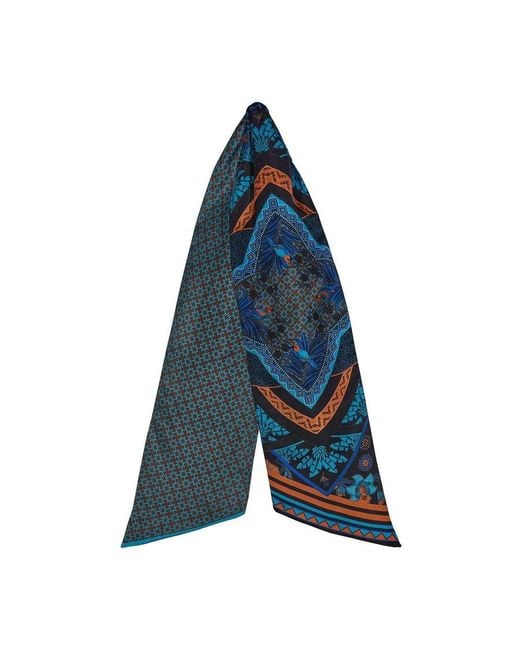 Ferragamo Blue Ferragamo Ba Nodonirva Scarf