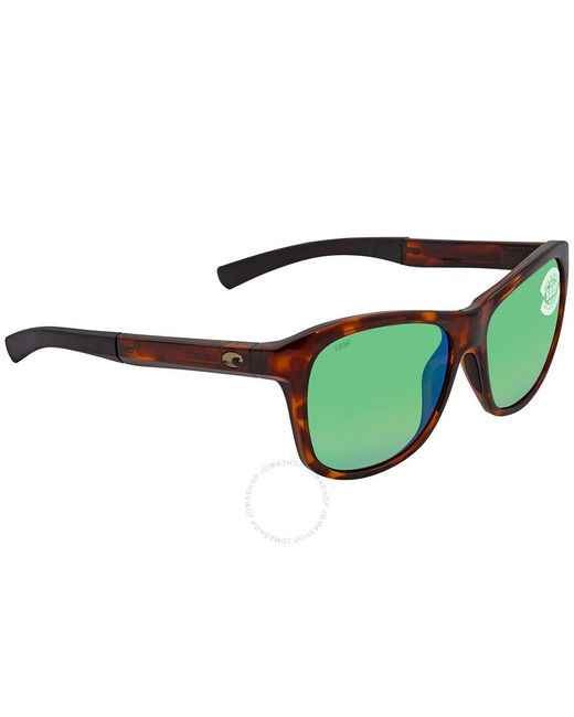 Costa Del Mar Vela Green Mirror Polarized Polycarbonate Sunglasses Vla 10 Ogmp 56