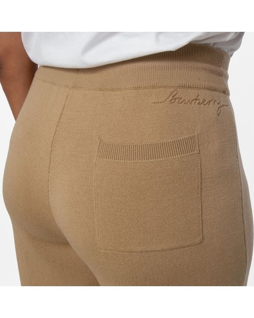 Burberry Natural Wool Blend Jogging Pants for men