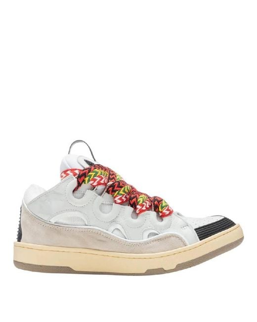 Lanvin White Curb Skate Sneakers for men
