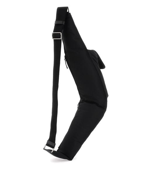 Dolce & Gabbana Black Nylon Beltpack for men