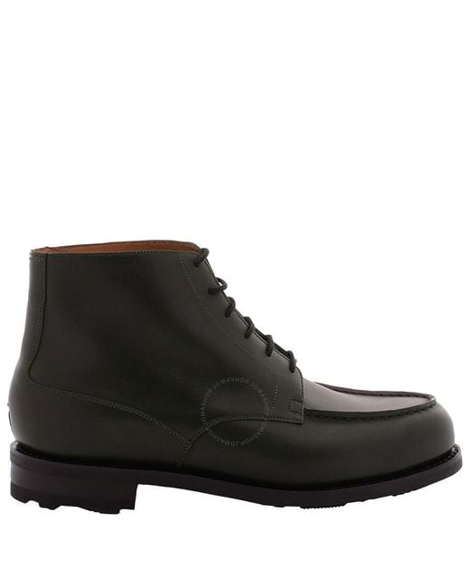 J.M. Weston Black Vert High Golf Derby for men