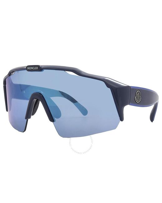 Moncler Blue Shield Sunglasses Ml0270-k 90x 00 for men