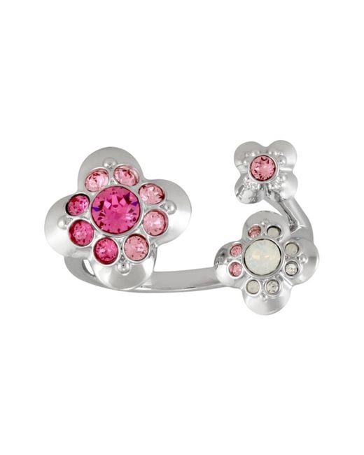 Swarovski Pink Cherie Open Ring for men