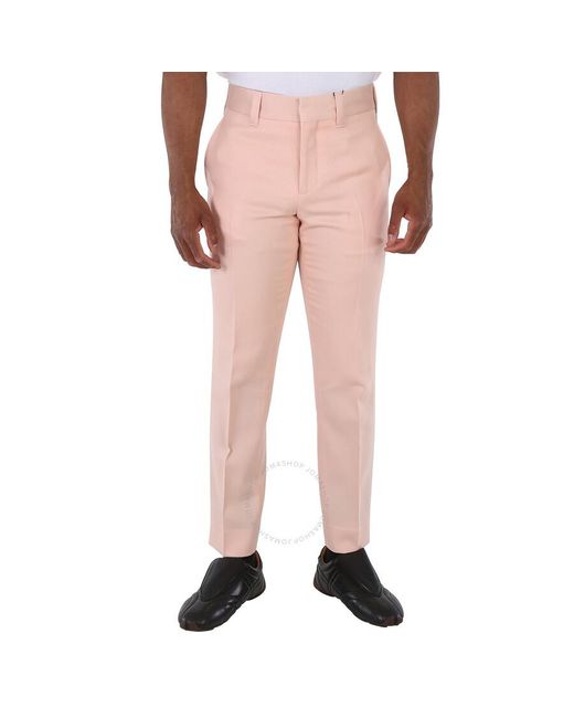 Burberry Natural Blush Check Side Stripe Trousers for men