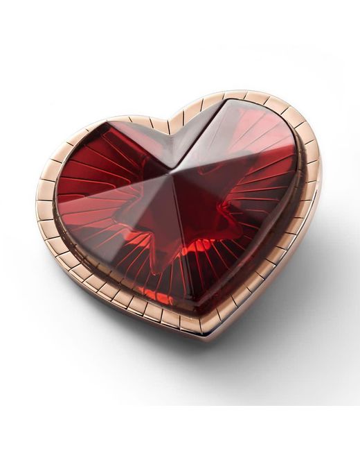Baccarat Red Etoile Mon Coeur Vermeil Crystal Pendant 2813109