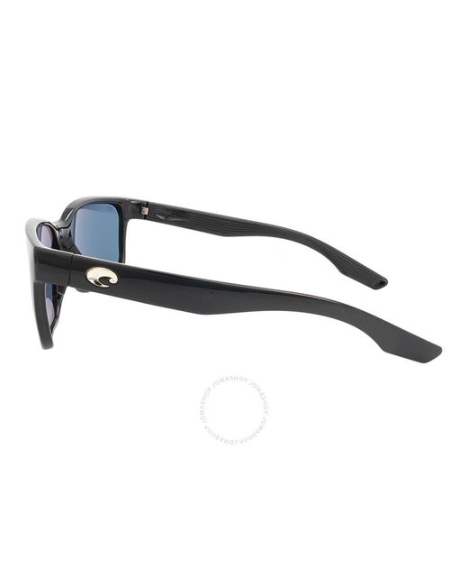 Costa Del Mar Blue Palmas Grey Polarized Polycarbonate Square Sunglasses 6s9081 908103 57