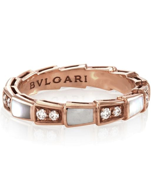BVLGARI Metallic Serpenti Viper Ring for men