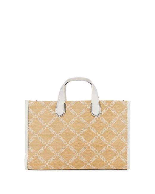 Michael Kors Natural Large Gigi Monogram Jacquard Tote Bag for men