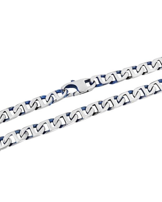 Robert Alton Metallic Stainless Steel With Finish Chain for men