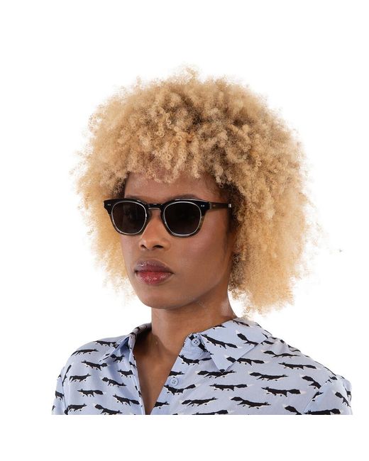 Mr. Leight Hanalei Ii S G15 Oval Sunglasses Ml2022 Sycl-pw/g15 45 