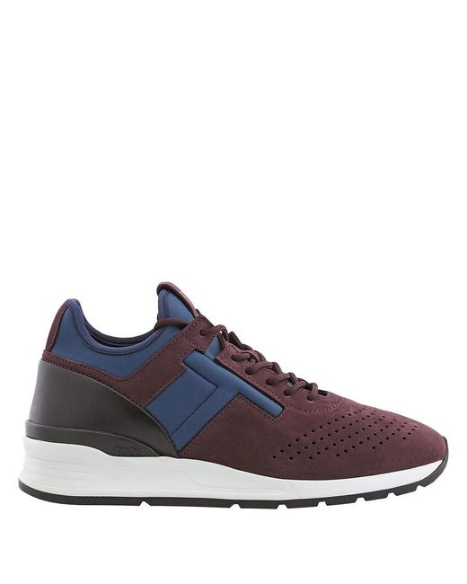 Tod's Blue Red And Navy Sneakers for men