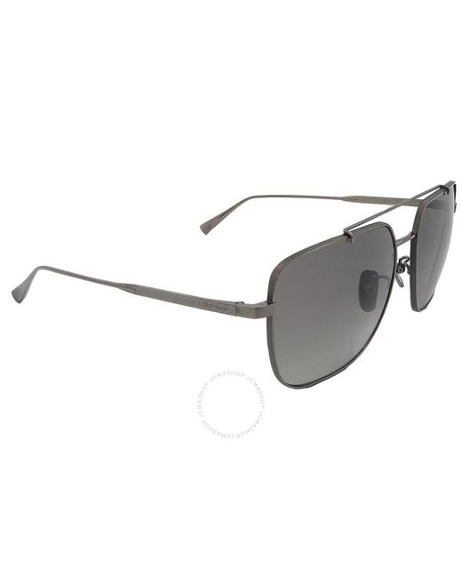 Chopard Gray Navigator Sunglasses Schc97m 568p 59 for men