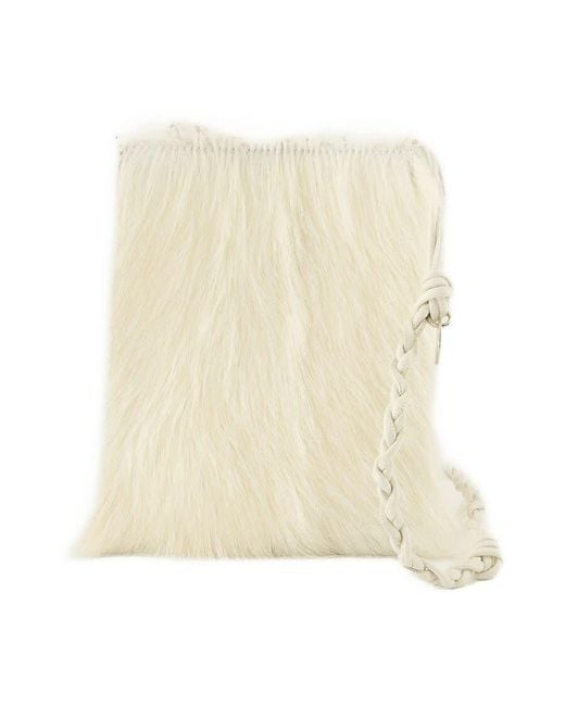 Jil Sander Natural Goatskin Crossbody Bag