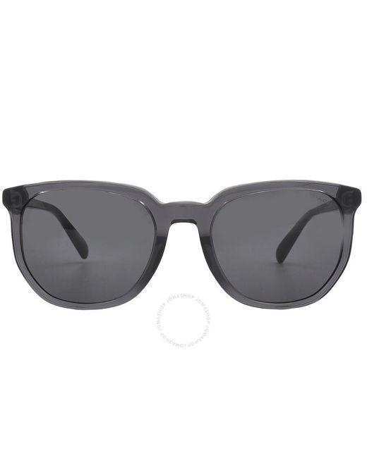 COACH Gray Grey Geometric Sunglasses Hc8384u 579387 55 for men