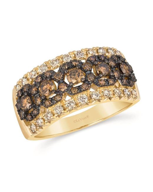 Le Vian Metallic Ladies Chocolate Diamonds Rings Set