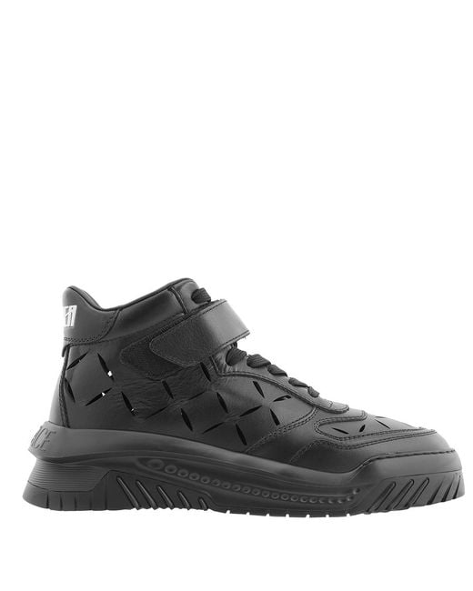 Versace Black Palladium Odissea High Top Sneakers, Brand Size 42 Us for men