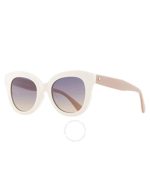 Kate Spade Gray Grey Shaded Cat Eye Sunglasses Belah/s 010a/gb 50