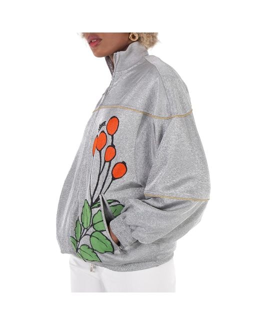 Loewe Gray Herbarium Track Jacket, Brand Size 32 (Us