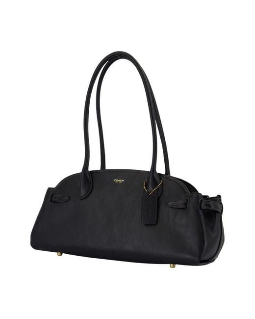 COACH Black Empire Carryall Shoulder Bag