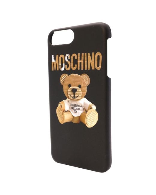 Moschino Black Ladies Teddy 6/6S/7 Plus Iphone Case