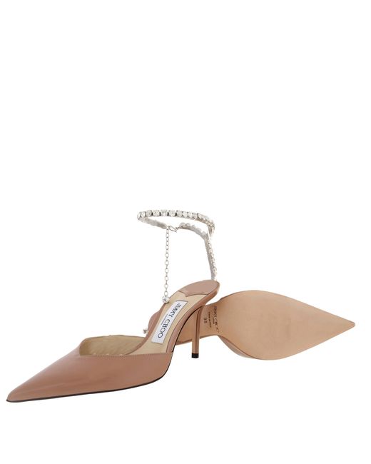 Jimmy Choo Multicolor Saeda 85 Pointed-Toe Pumps