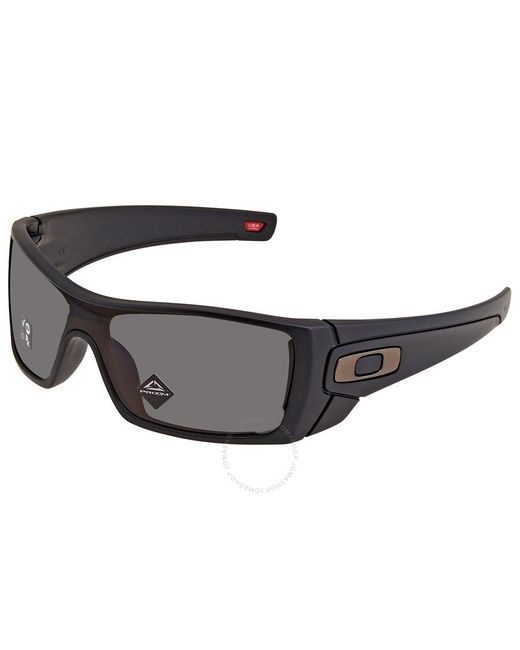 Oakley Gray Batwolf Prizm Grey Polarized Wrap Sunglasses Oo9101 910168 27 for men