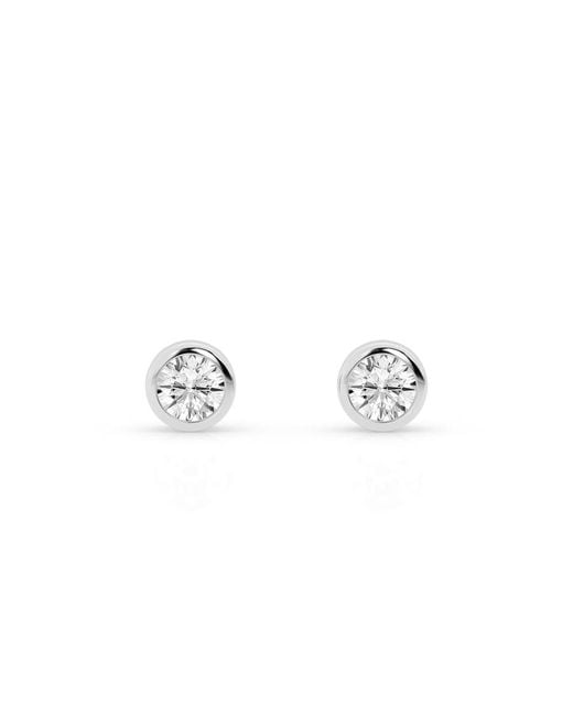 Brilliant Diamond White 14Kt 1.25 Carat Lab Grown Diamond Stud Earrings For for men