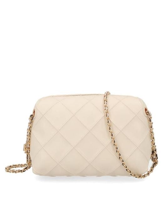 Tory Burch Natural Fleming Crossbody Bag