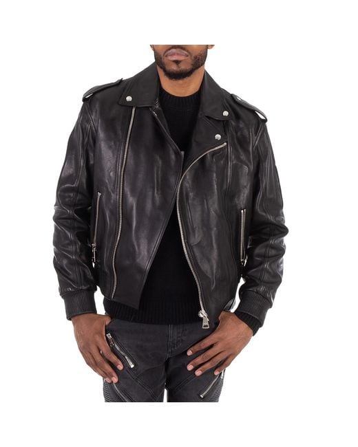 Balmain Black Coats for men