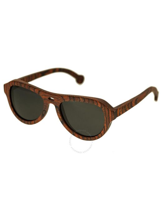 Spectrum Black Stroud Wood Sunglasses