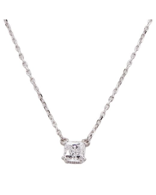 Swarovski Metallic Stilla Pendant Rhodium Shiny