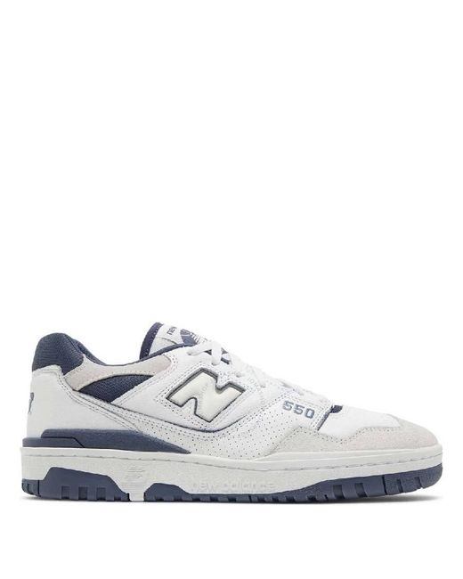 New Balance 550 Vintage Indigo Sneaker in White for Men Lyst