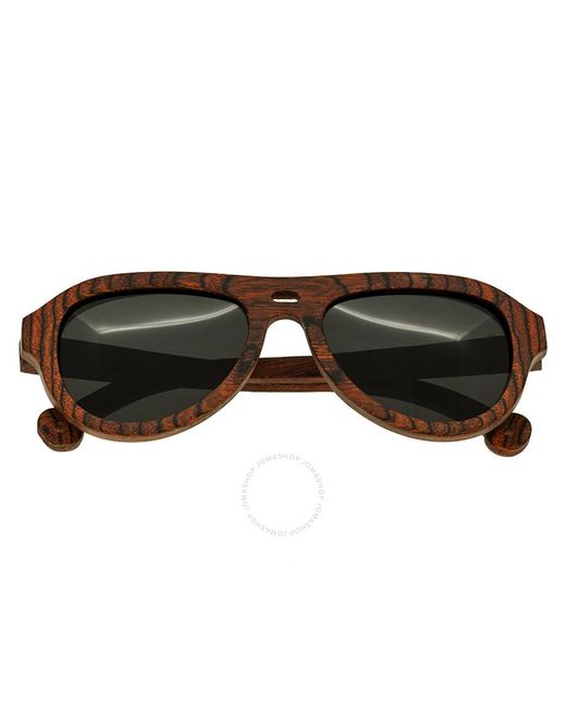 Spectrum Black Stroud Wood Sunglasses