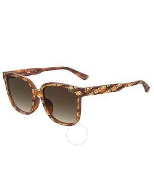 Moschino Brown Gradient Square Sunglasses Mos134/f/s 0h7p/ha 58