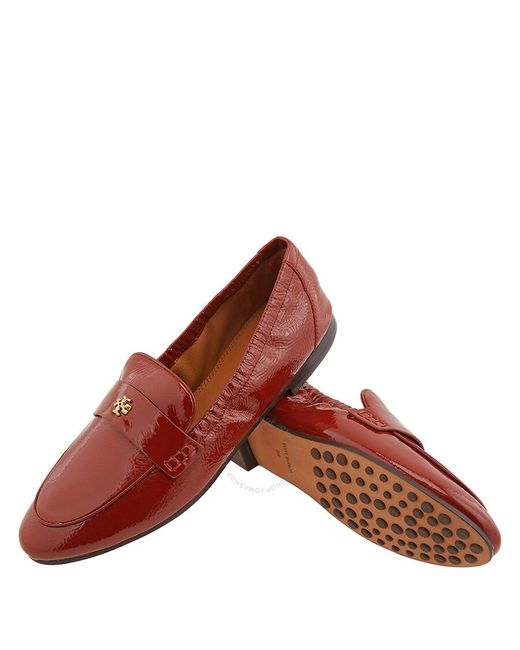 Tory Burch Red Smoked Paprika Ballet Loafers