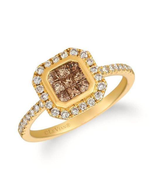 Le Vian Metallic Ladies Chocolate Diamonds Fashion Ring