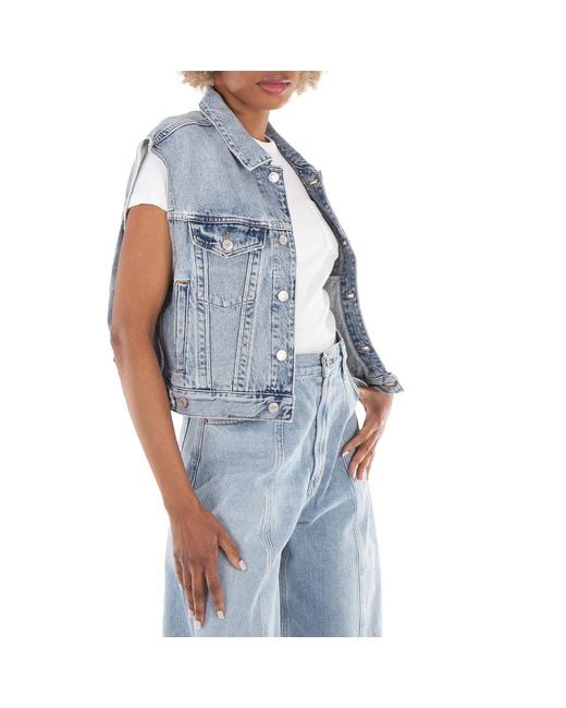 Agolde Blue Ladies Immortal (Pale) Charli Vest