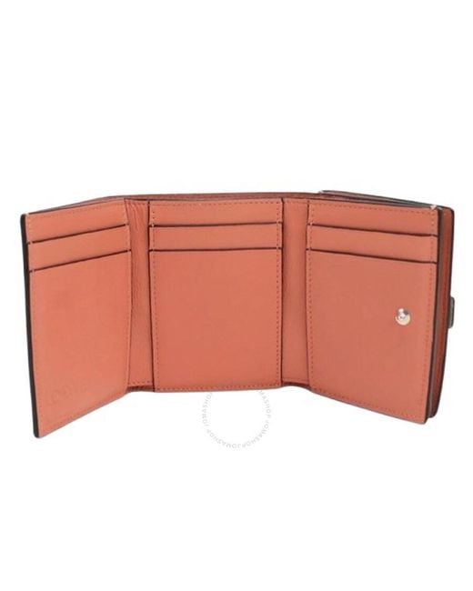 Loewe Natural Trifold Calfskin Wallet