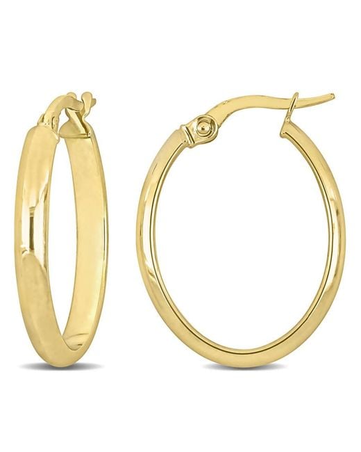 Amour Metallic 19Mm Hoop Earrings for men