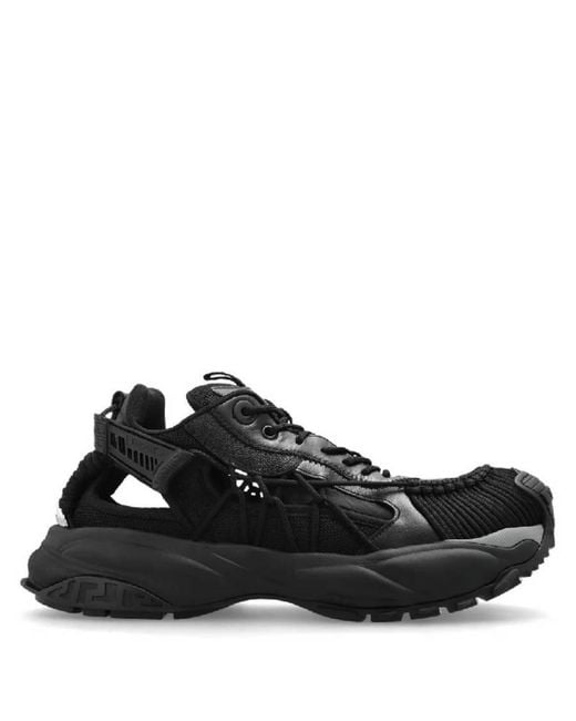 Versace Black Mercury M Vs 01 Sneakers, Brand Size 40 Us for men