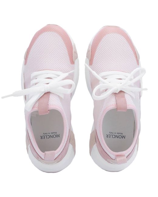 Moncler Pink Lunarove Sneakers
