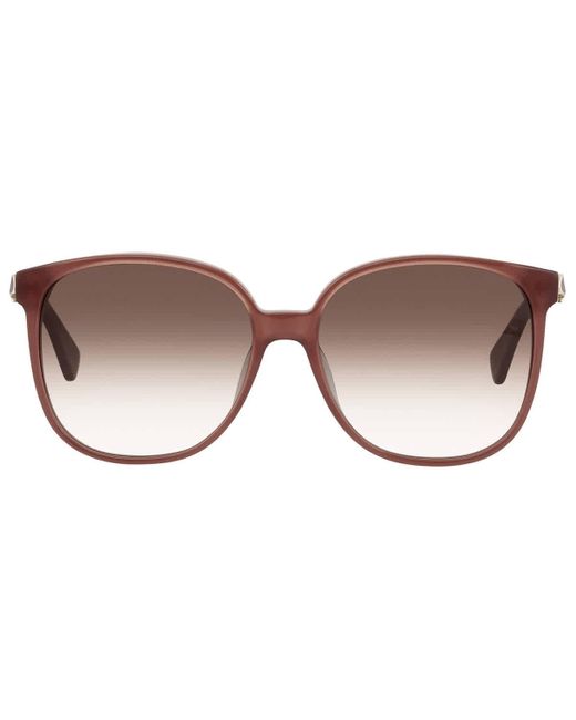 Kate Spade Brown Square Sunglasses Lyst