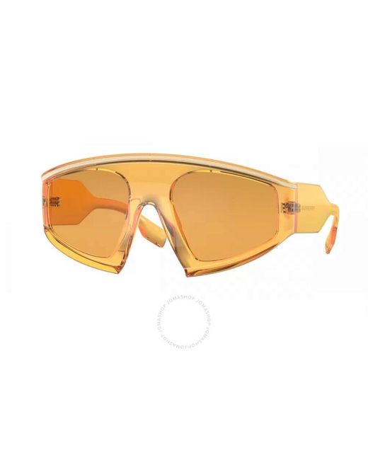 Burberry Brooke Orange Shield Sunglasses Be4353 3970/7 56