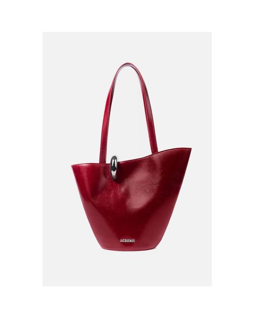 Jacquemus Women's Red Le Bambola Moyen