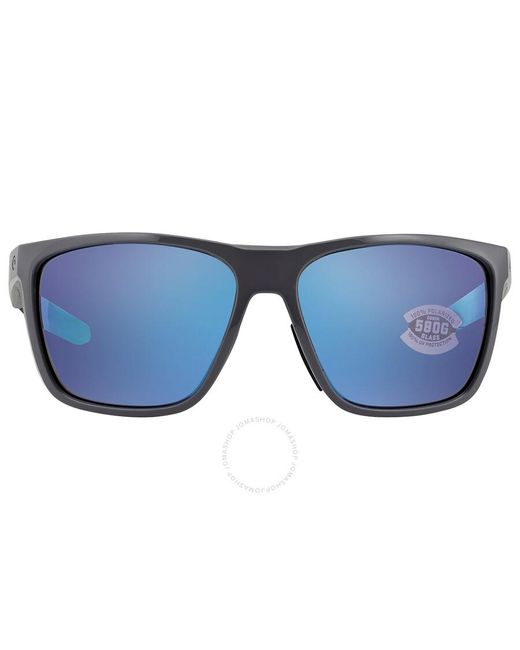 Costa Del Mar Ferg Xl Blue Mirror Polarized Glass Sunglasses 6s9012 901208 62 for men