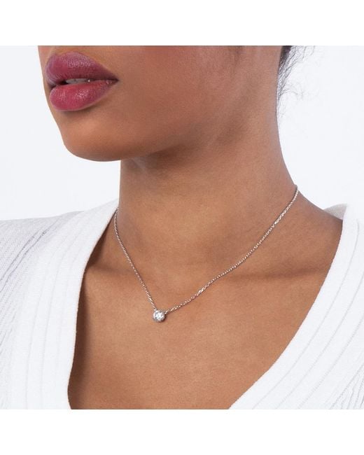 Swarovski Metallic Constella Pendant Necklace And Stud Earrings Set