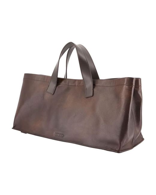 Staud Brown Port Tote Bag
