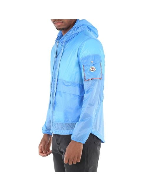 Moncler Blue Ebizo Lightweight Jacket for men